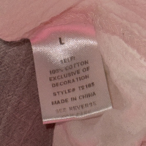 See and Be Seen On the Border embroidered cotton top Sz L - Picture 7 of 8